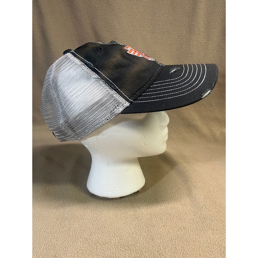 Tim Hawkins Hat Cap Snap Back Black Distressed Trucker Adjustable - Picture 4 of 15